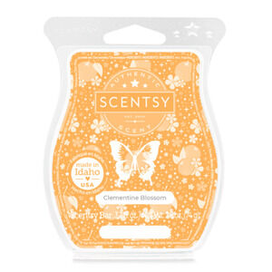 Scentsy Clementine Blossom Wax Bar Melt 3.2 oz Citrus Floral Retired